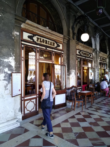 Florian café on San Marco Piazza